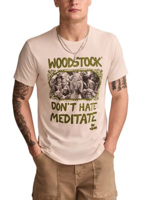 Lucky Brand Men's Woodstock Poster Graphic T-Shirt