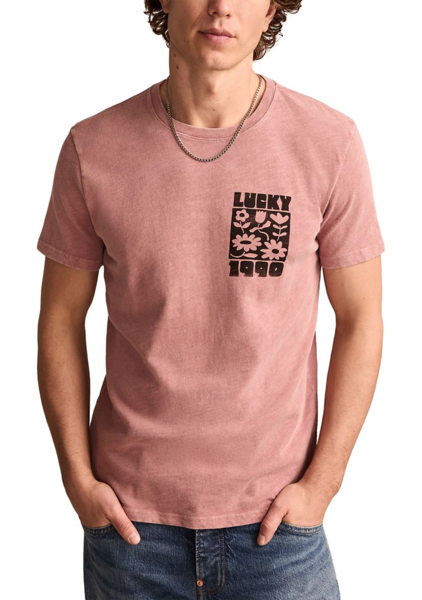 Peace Out Flowers Graphic T-Shirt