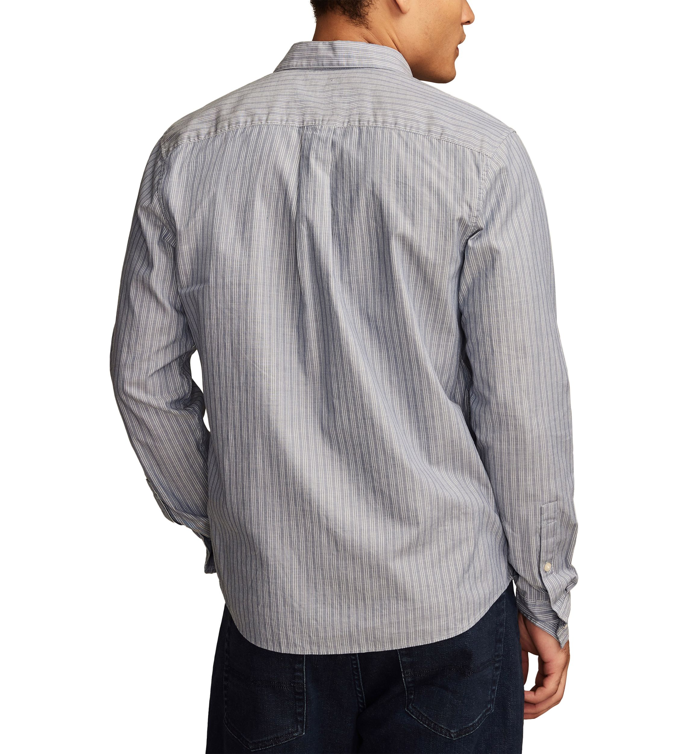 Striped San Gabriel One Pocket Long Sleeve Shirt
