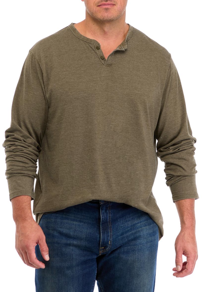 Big & Tall Burnout Notch T-Shirt 
