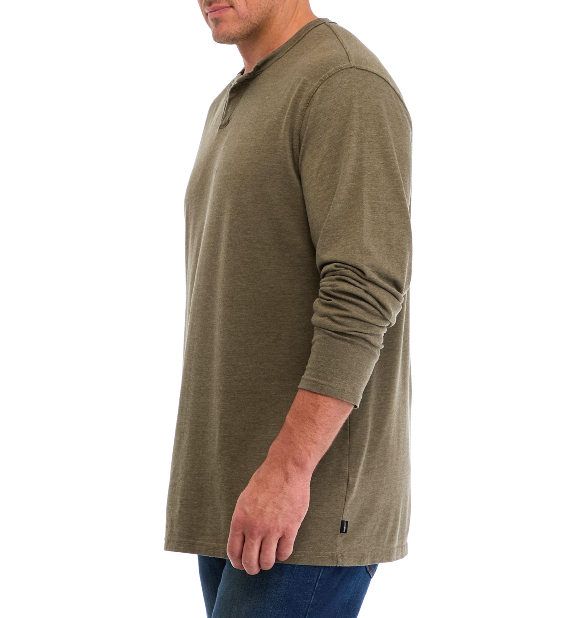 Big & Tall Burnout Notch T-Shirt 