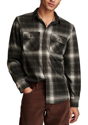 Lucky Brand Men's Big & Tall Long Sleeve Brushed Jersey Shirt