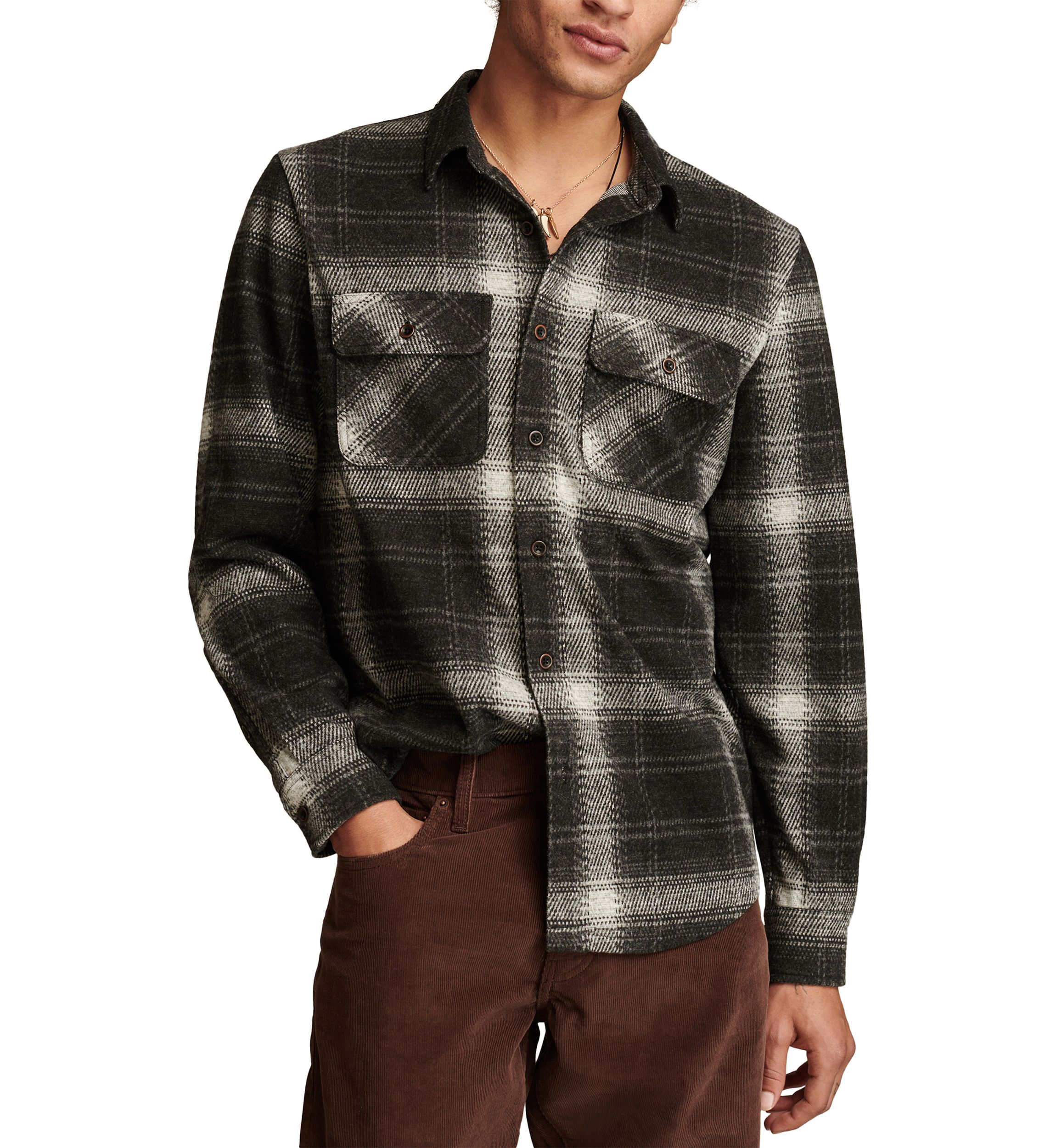 Big & Tall Long Sleeve Brushed Jersey Shirt