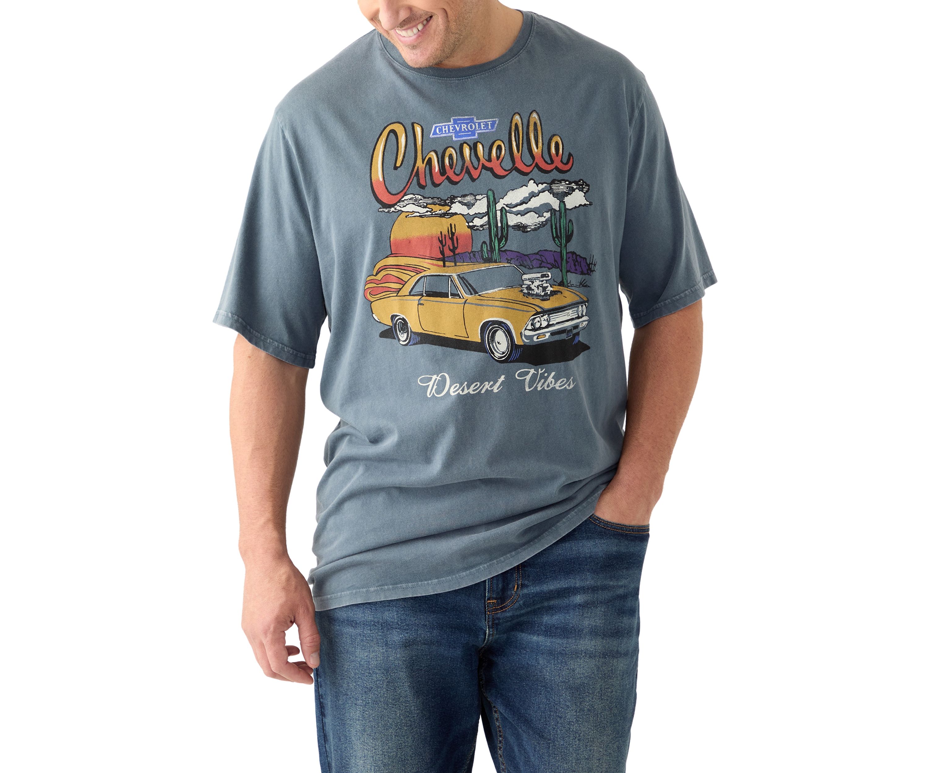 Big & Tall Short Sleeve Chevy Chevelle Graphic T-Shirt