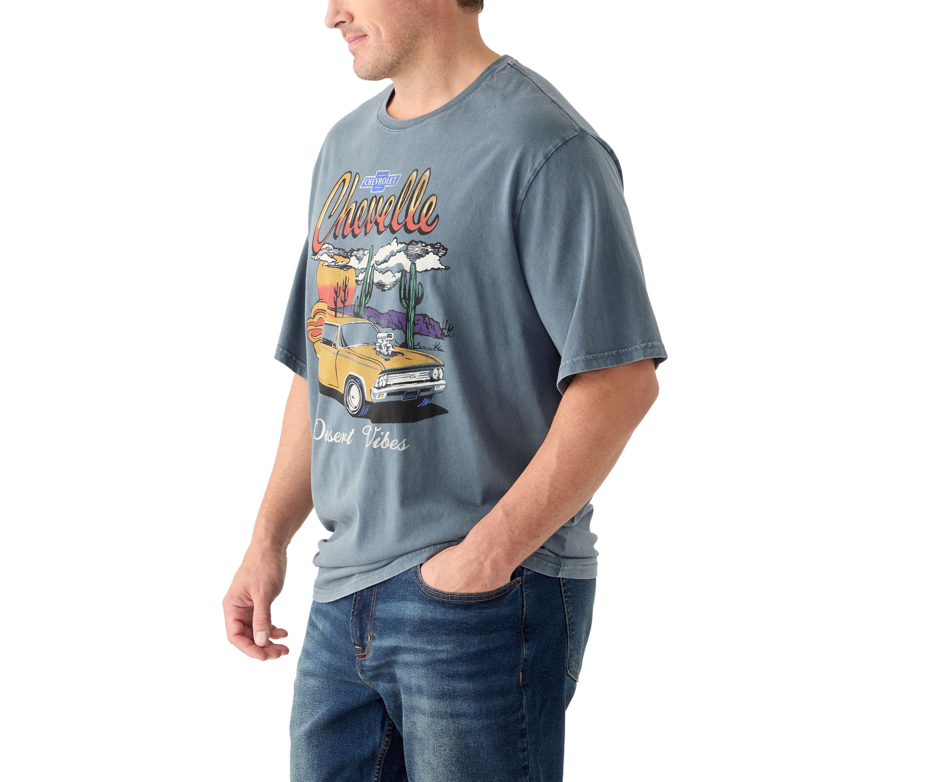 Big & Tall Short Sleeve Chevy Chevelle Graphic T-Shirt