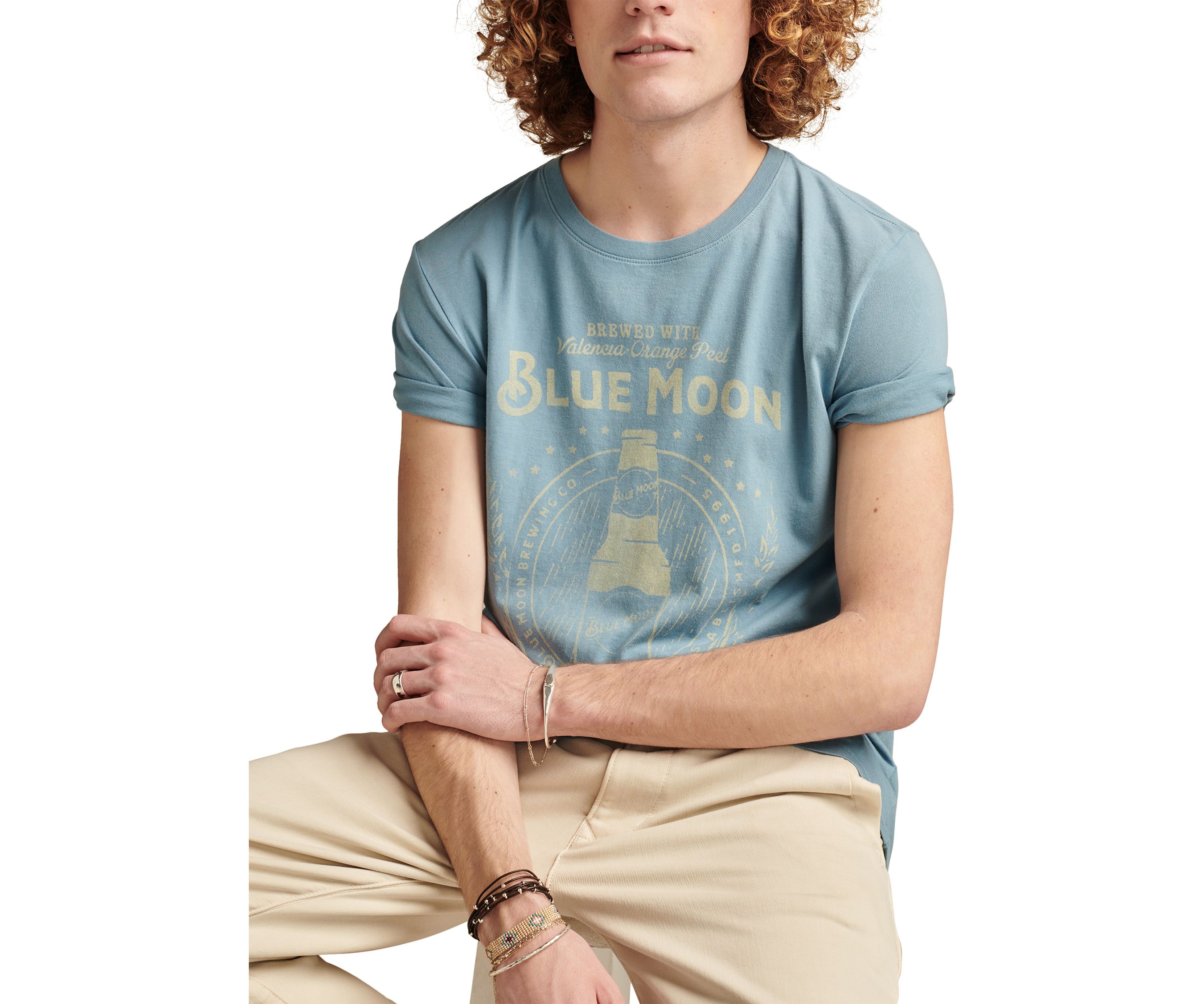 Big & Tall Blue Moon Graphic T-Shirt 