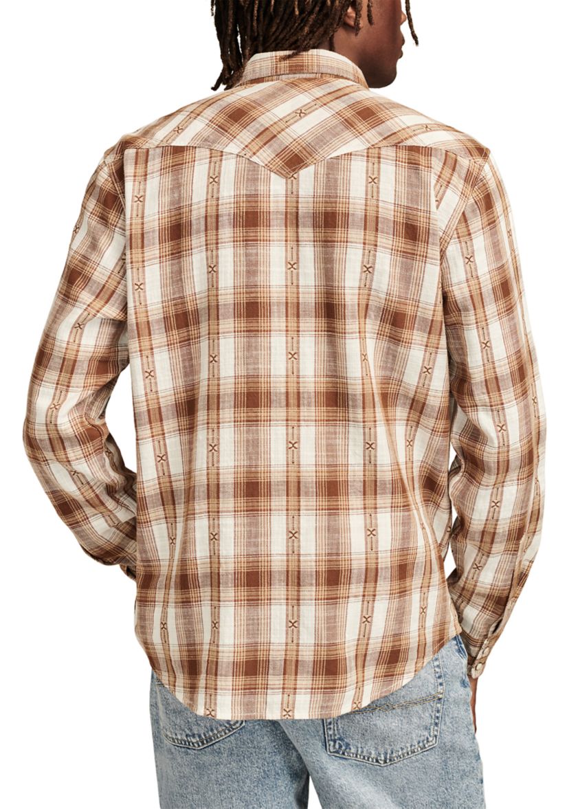 Big & Tall Dobby Western Shirt 