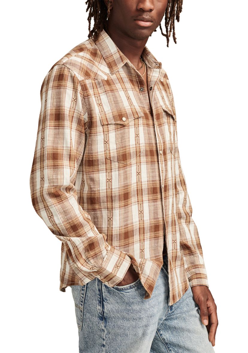 Big & Tall Dobby Western Shirt 