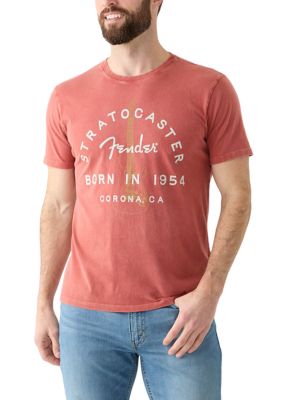 Lucky Brand Men's Fender Stratocaster Graphic T-Shirt