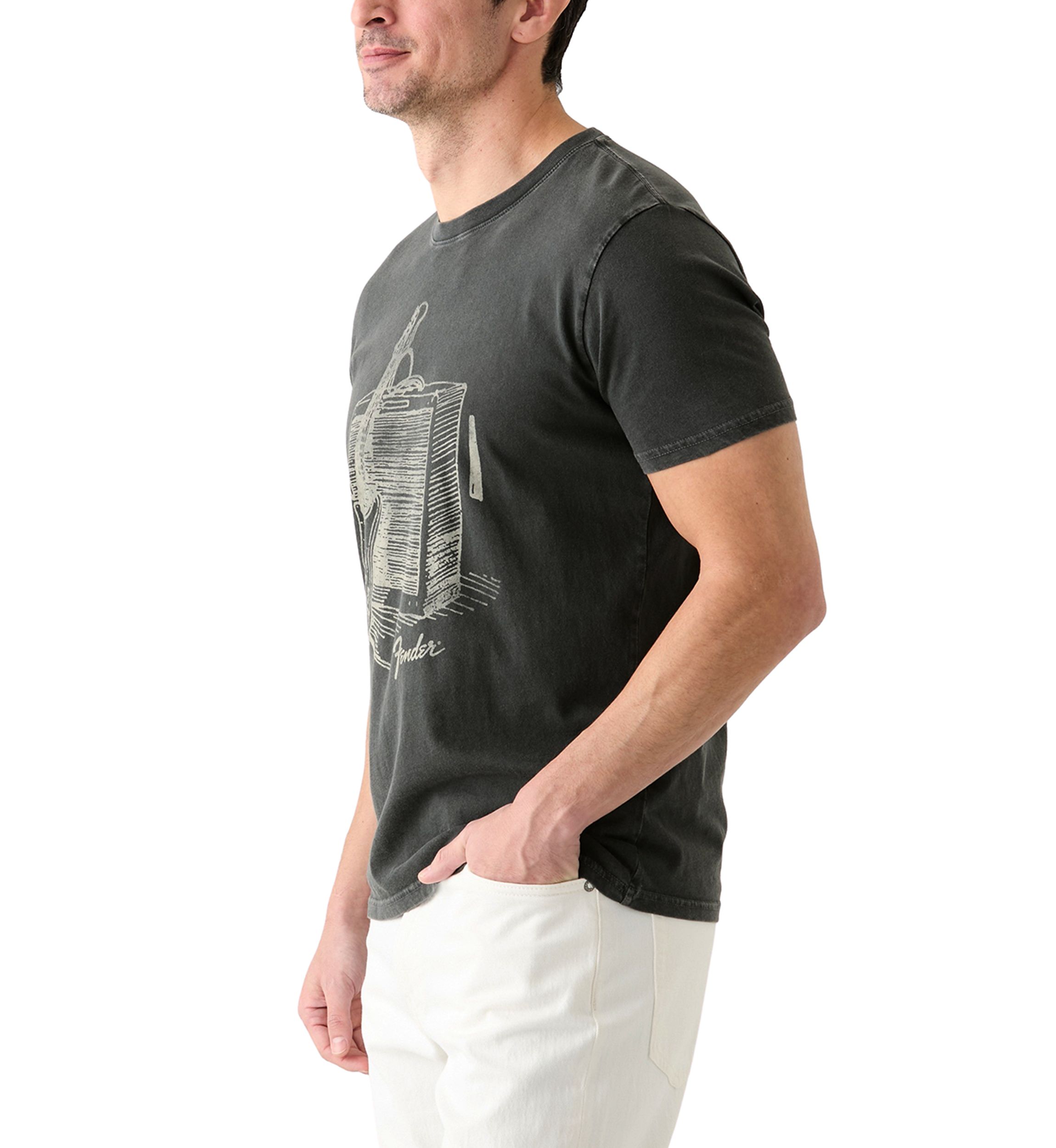 Fender Strat Drawing Graphic T-Shirt