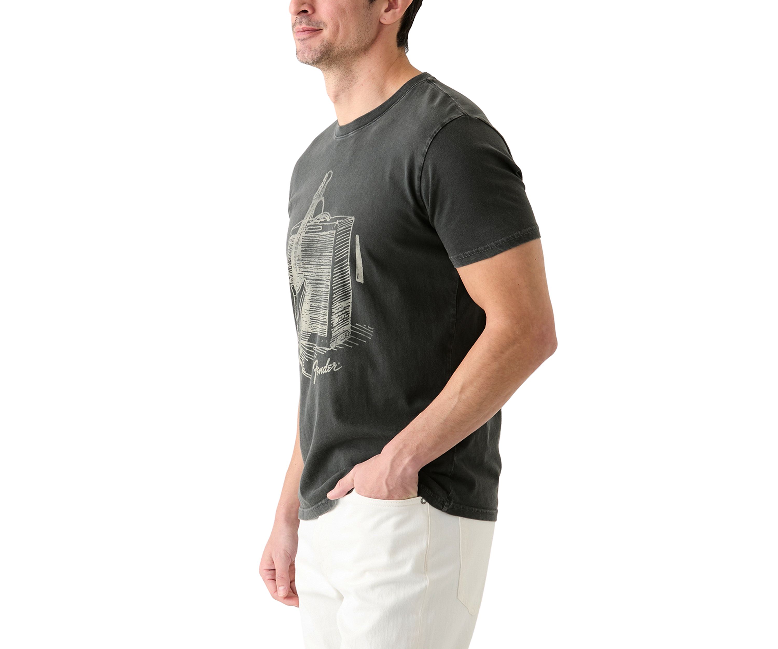 Fender Strat Drawing Graphic T-Shirt