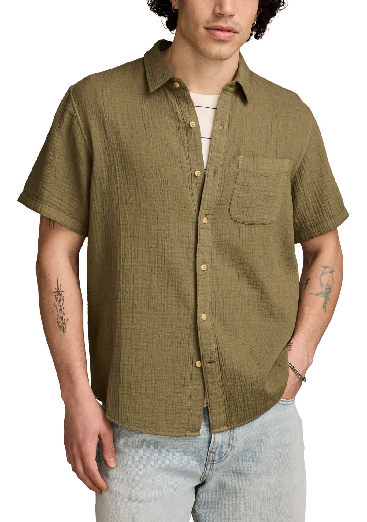 Double Gauze Knit Shirt