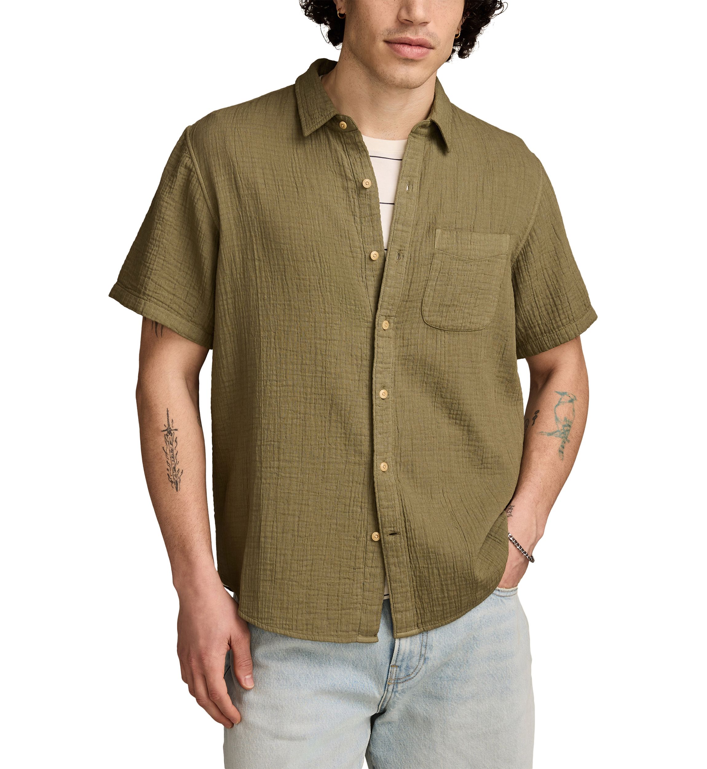 Double Gauze Knit Shirt
