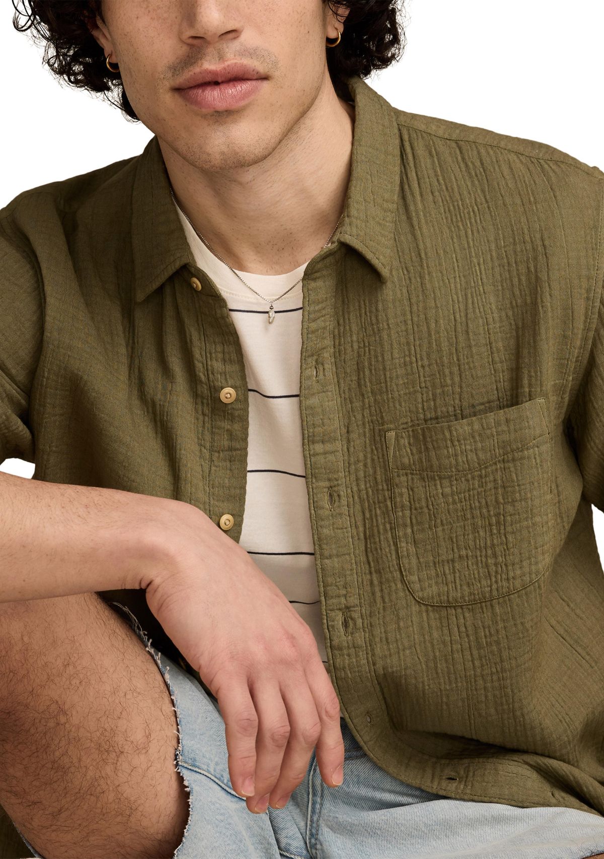 Double Gauze Knit Shirt