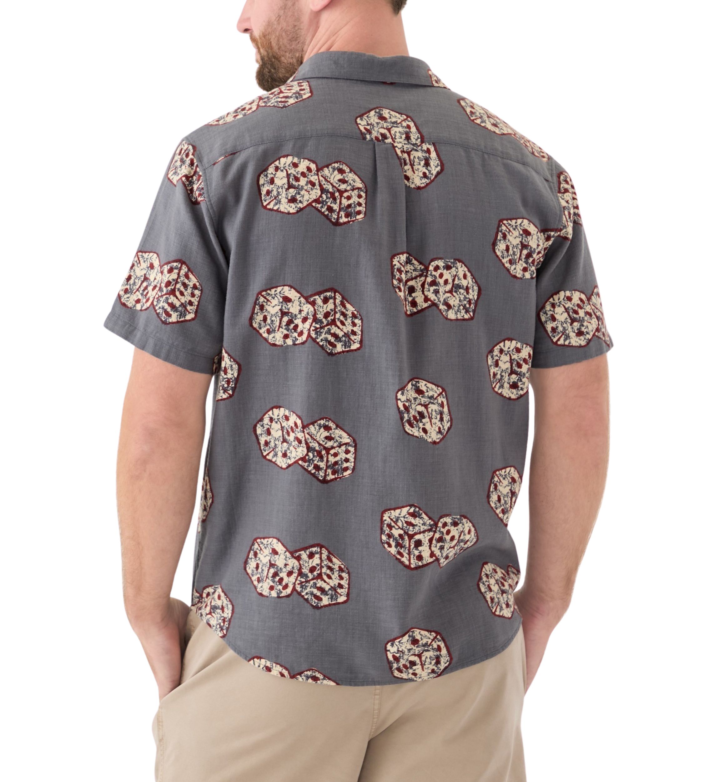 Dice Printed Short Sleeve Shirt
