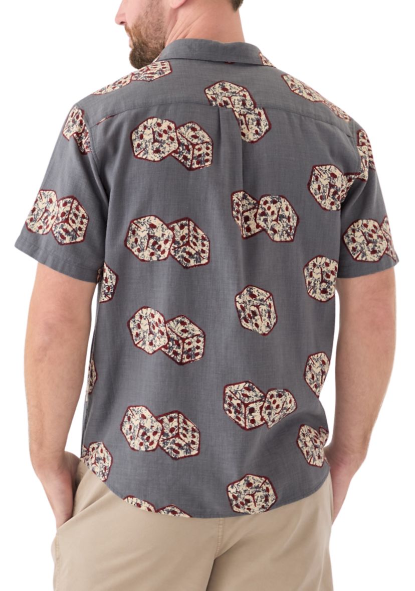 Dice Printed Short Sleeve Shirt