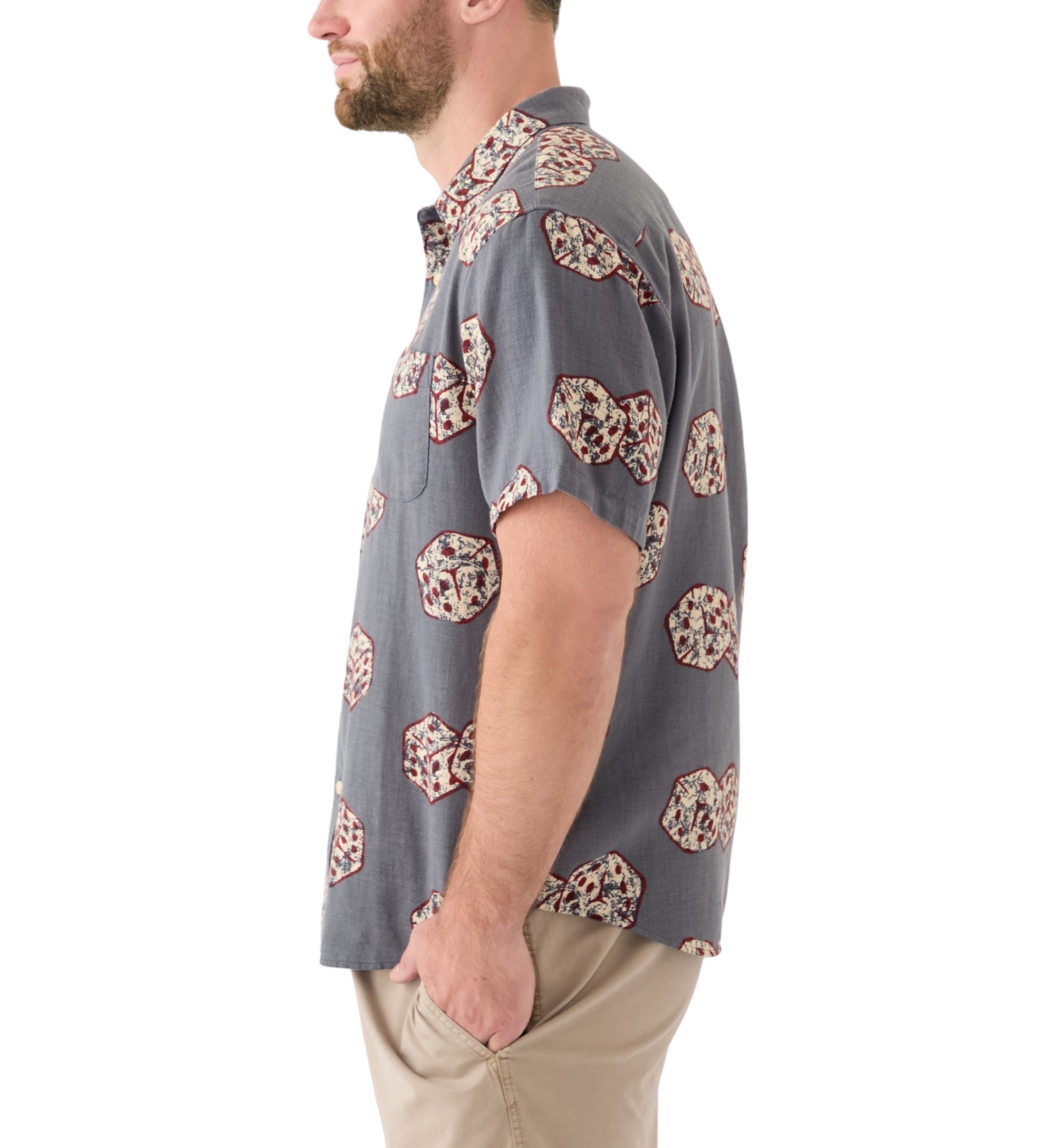 Dice Printed Short Sleeve Shirt