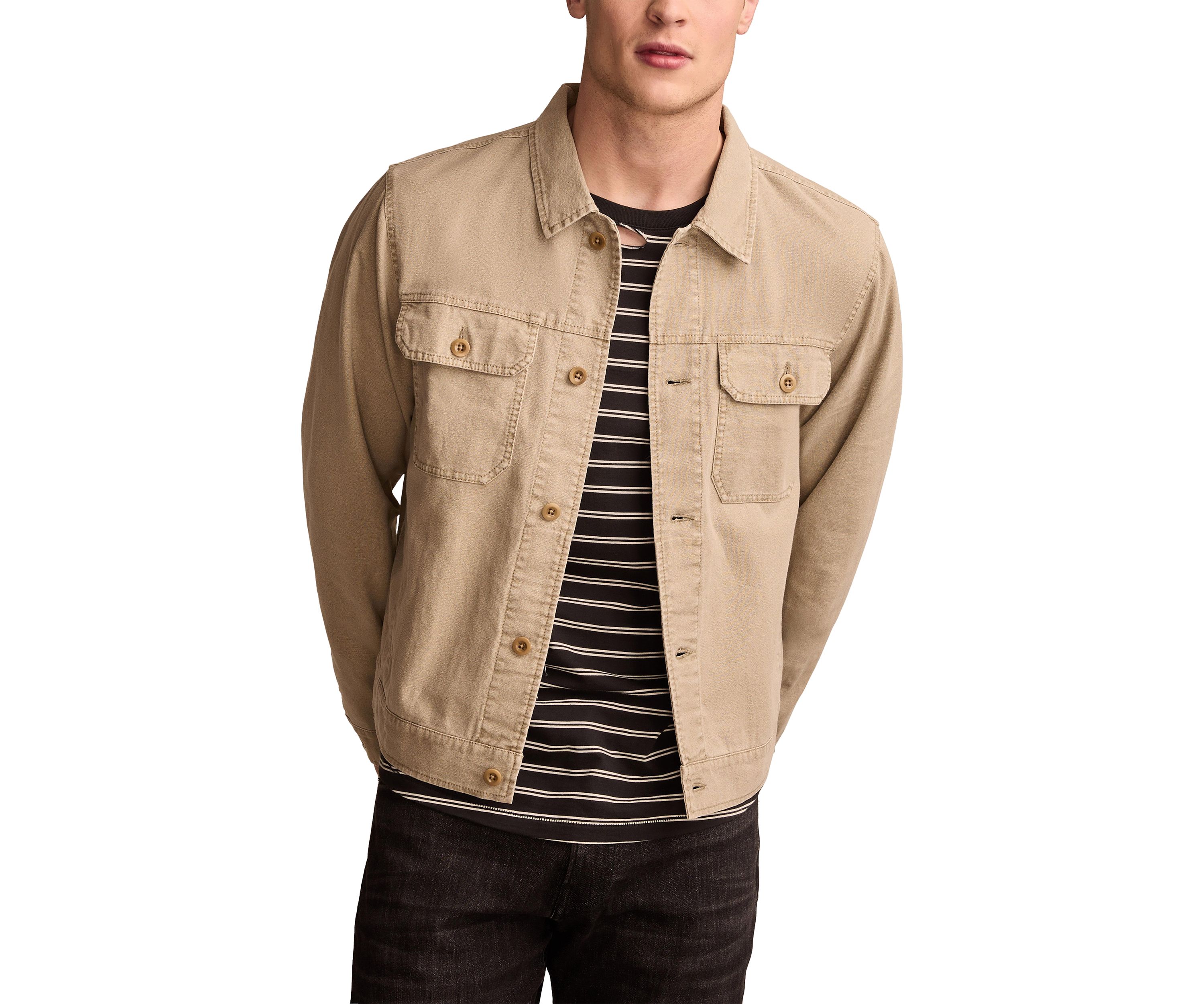 Linen Trucker Jacket
