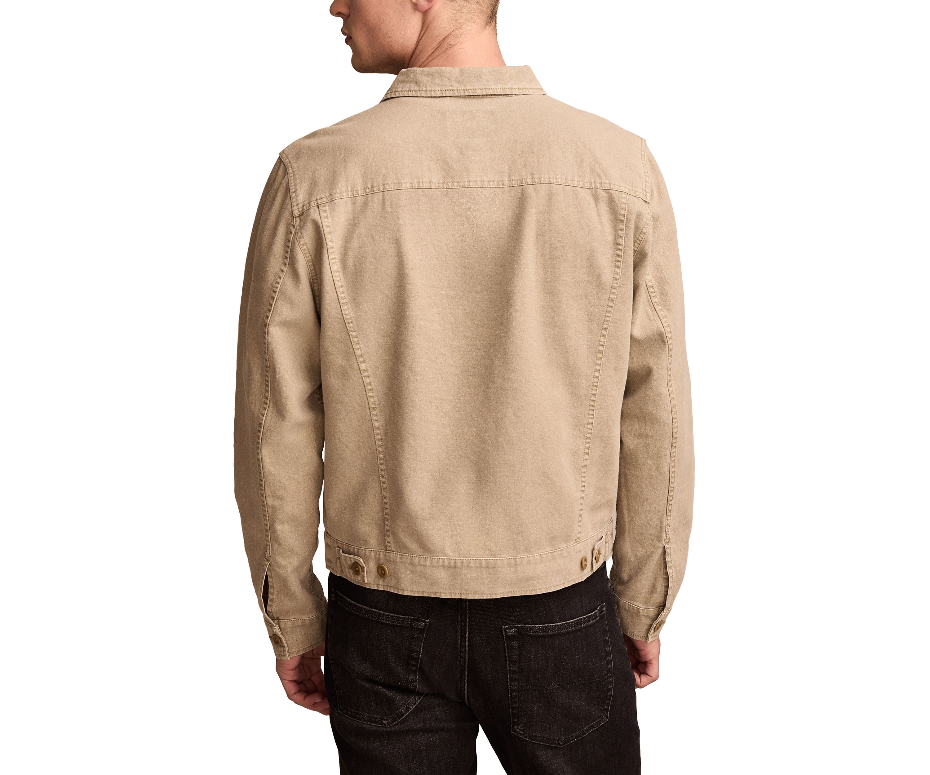 Linen Trucker Jacket