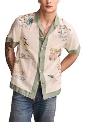 Lucky Brand Men's Resort Short Sleeve Shirt