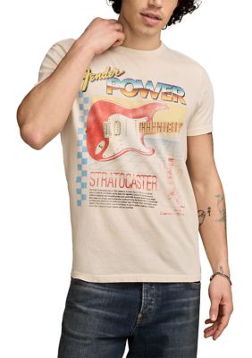 Lucky Brand Men's Fender Strat Power Graphic T-Shirt