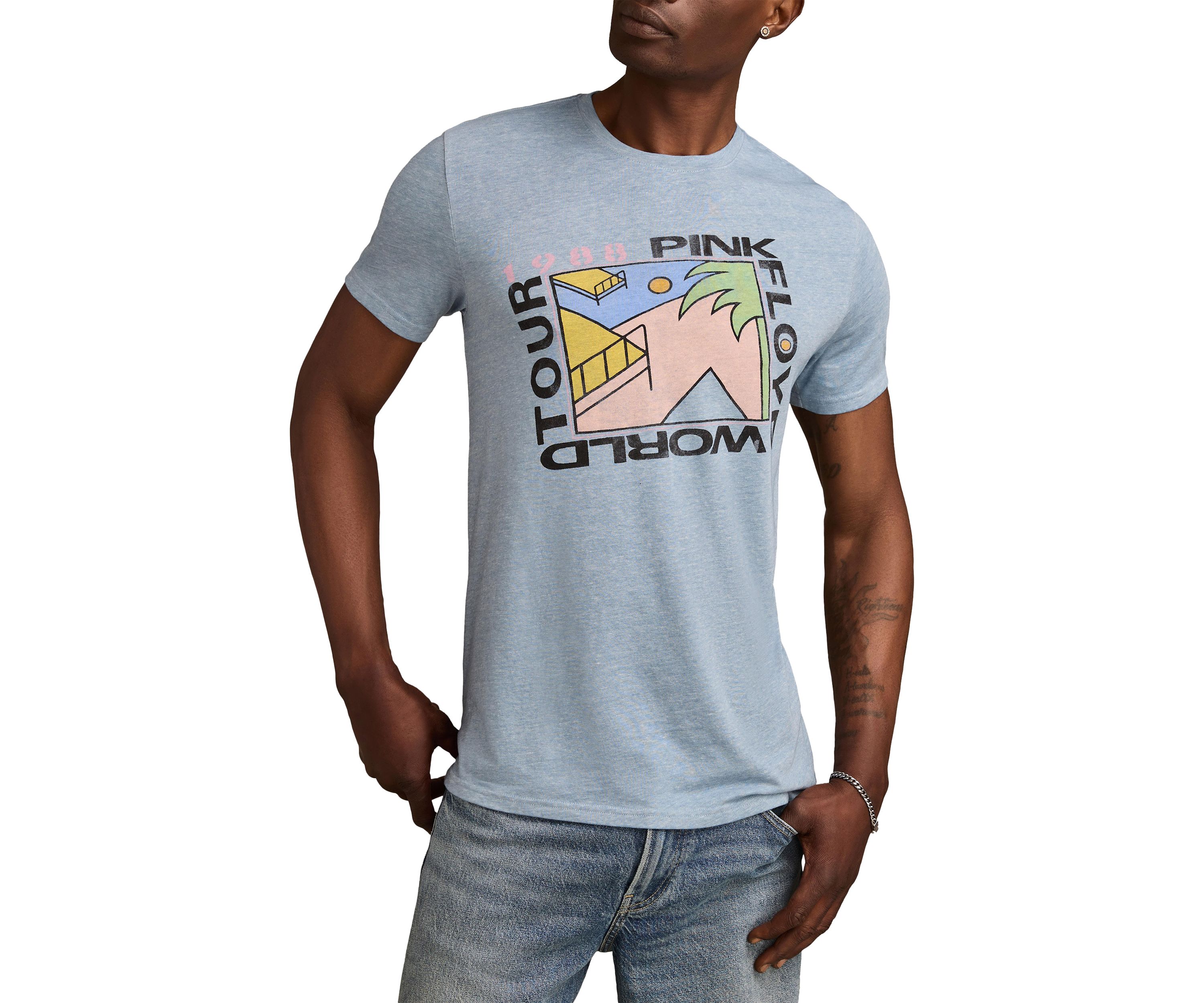 Pink Floyd 1988 World Tour Graphic T-Shirt