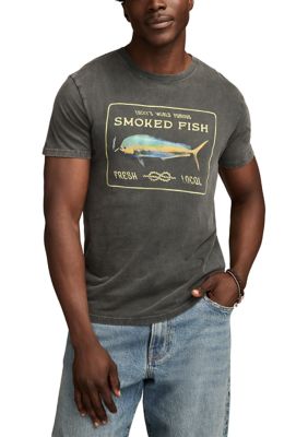 Lucky Brand Men's Mahi Mahi Graphic T-Shirt, Large