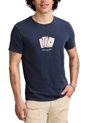 Lucky Brand Men's Kiss My Ace Graphic T-Shirt