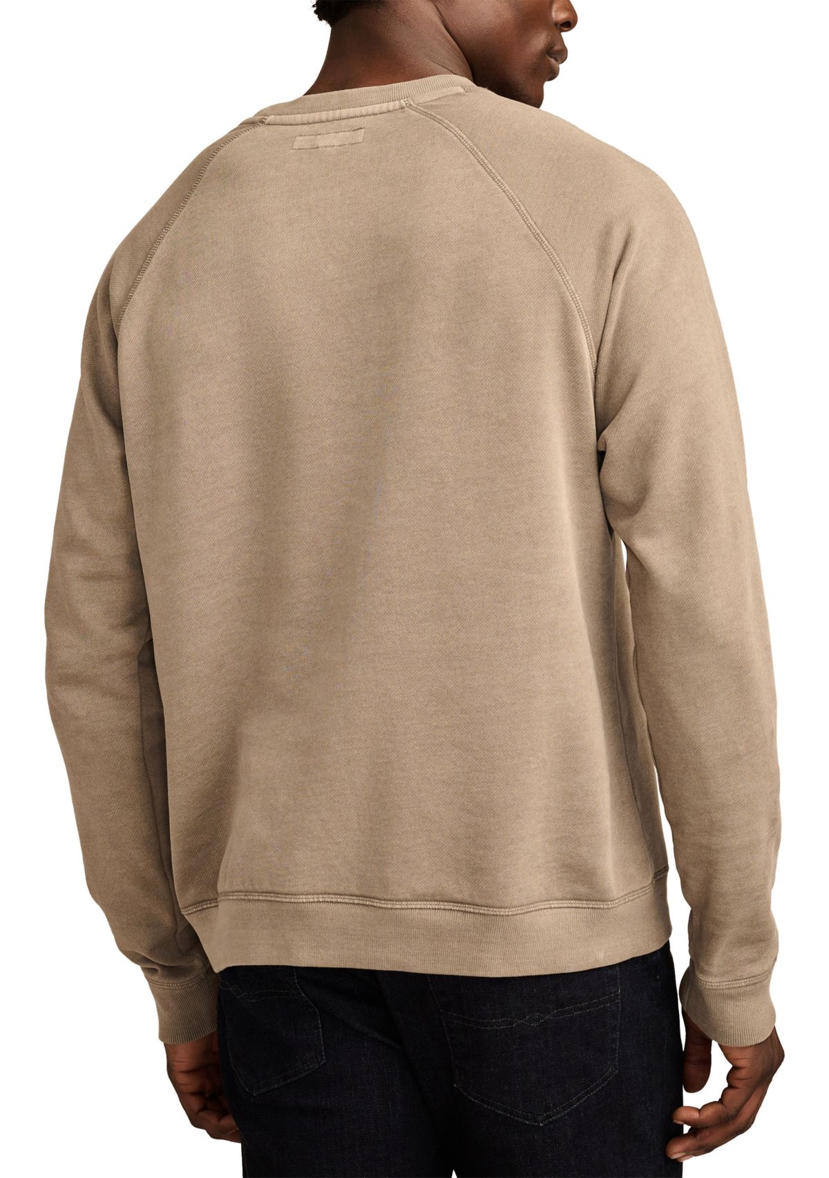 Mens Logo Fleece Raglan Sweatshirt 