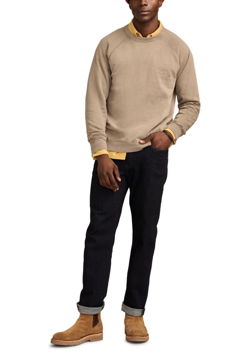 Mens Logo Fleece Raglan Sweatshirt 