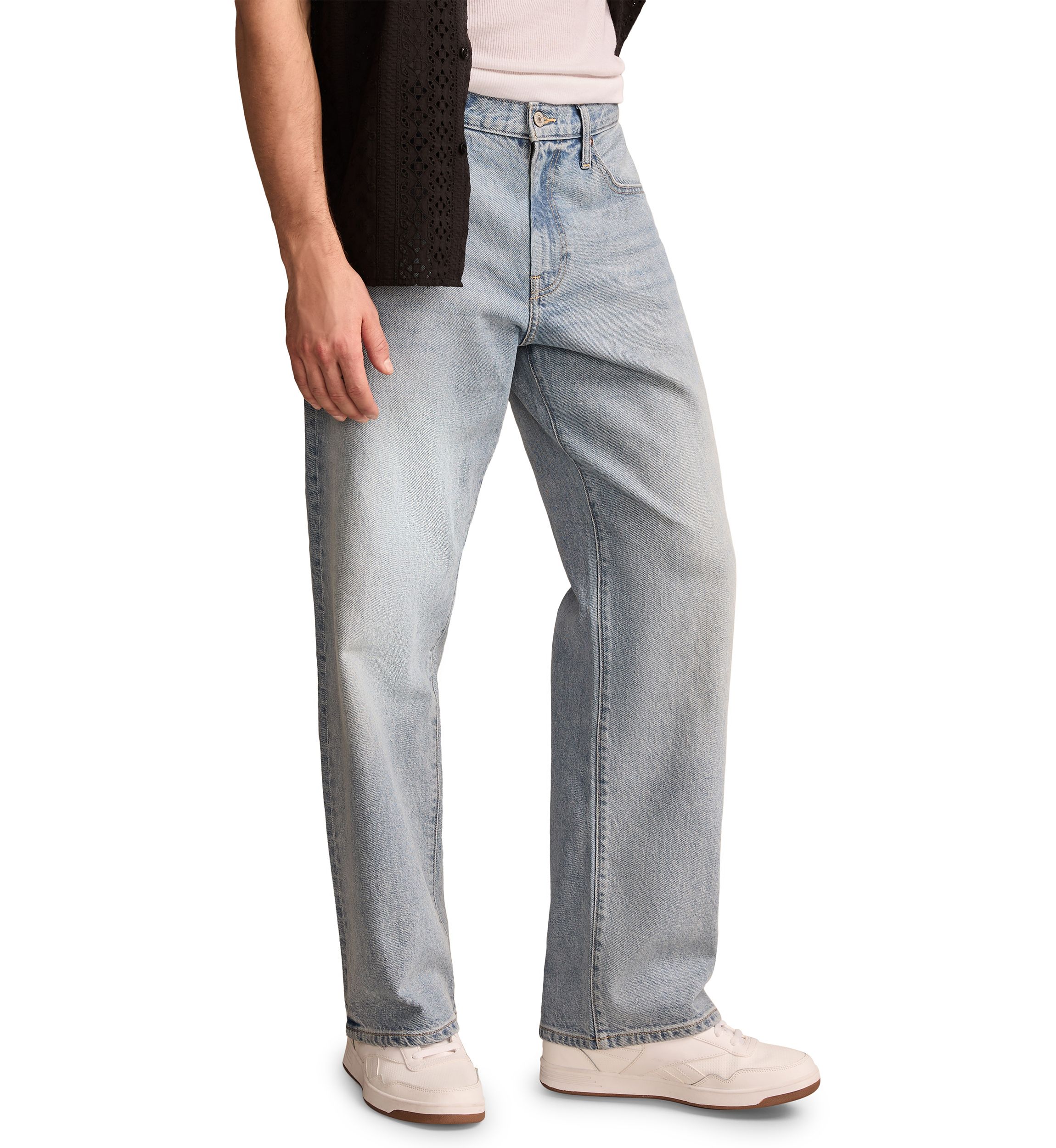 Loose Fit Denim Jeans 