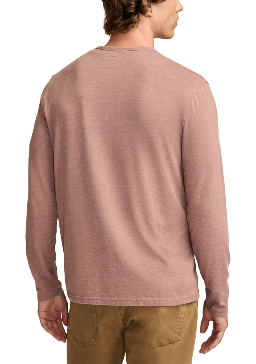 Big & Tall Venice Burnout Long Sleeve Shirt