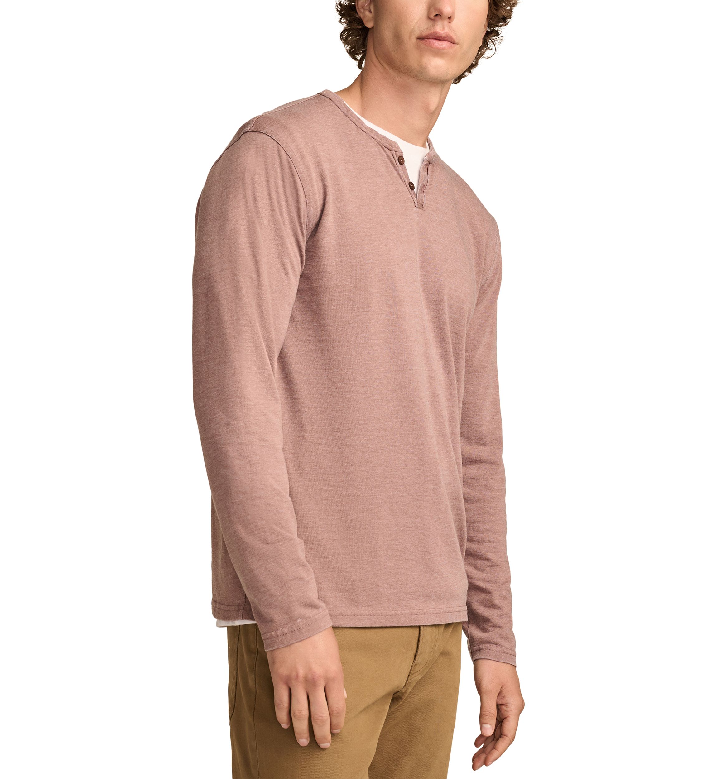 Big & Tall Venice Burnout Long Sleeve Shirt