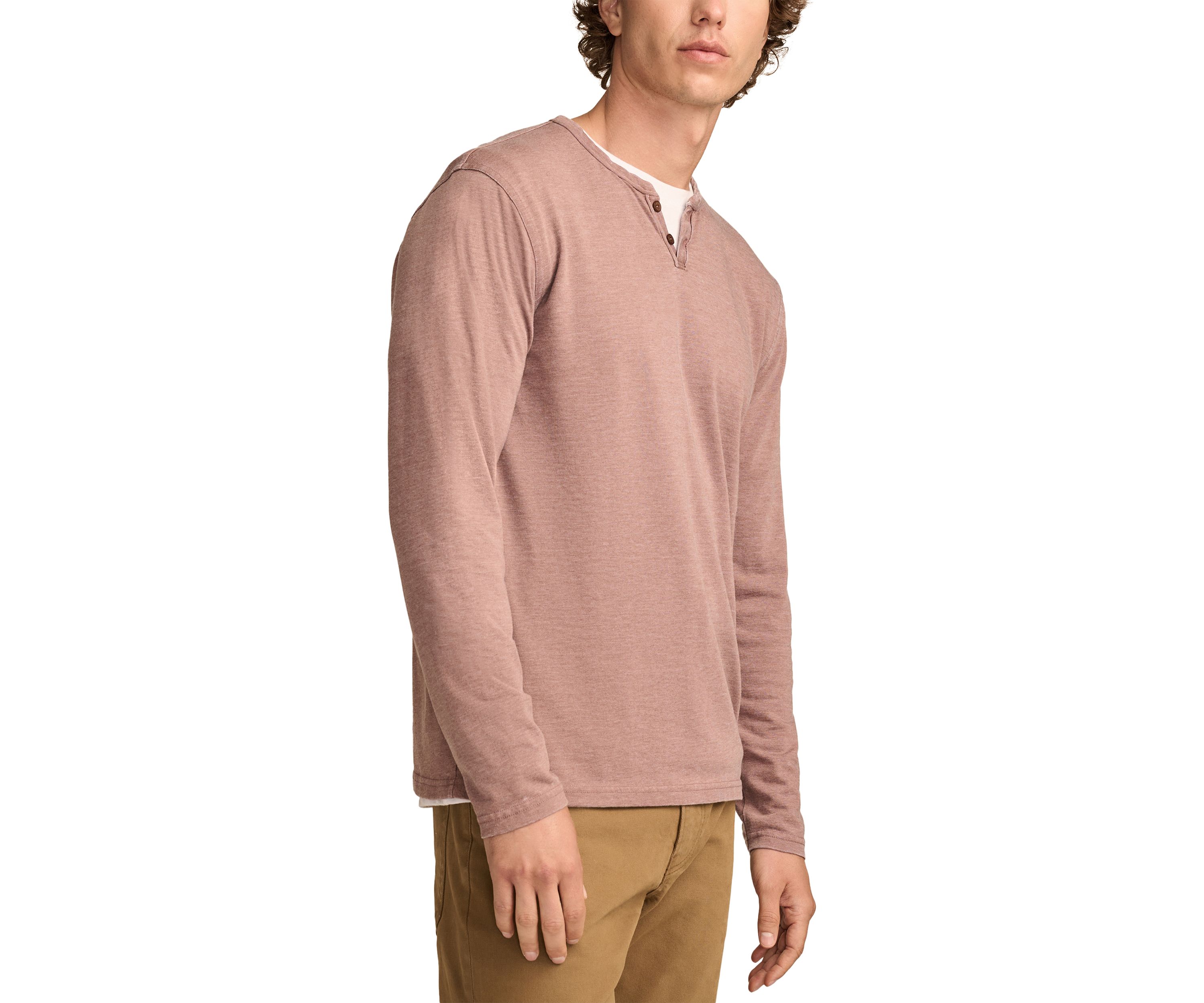 Big & Tall Venice Burnout Long Sleeve Shirt