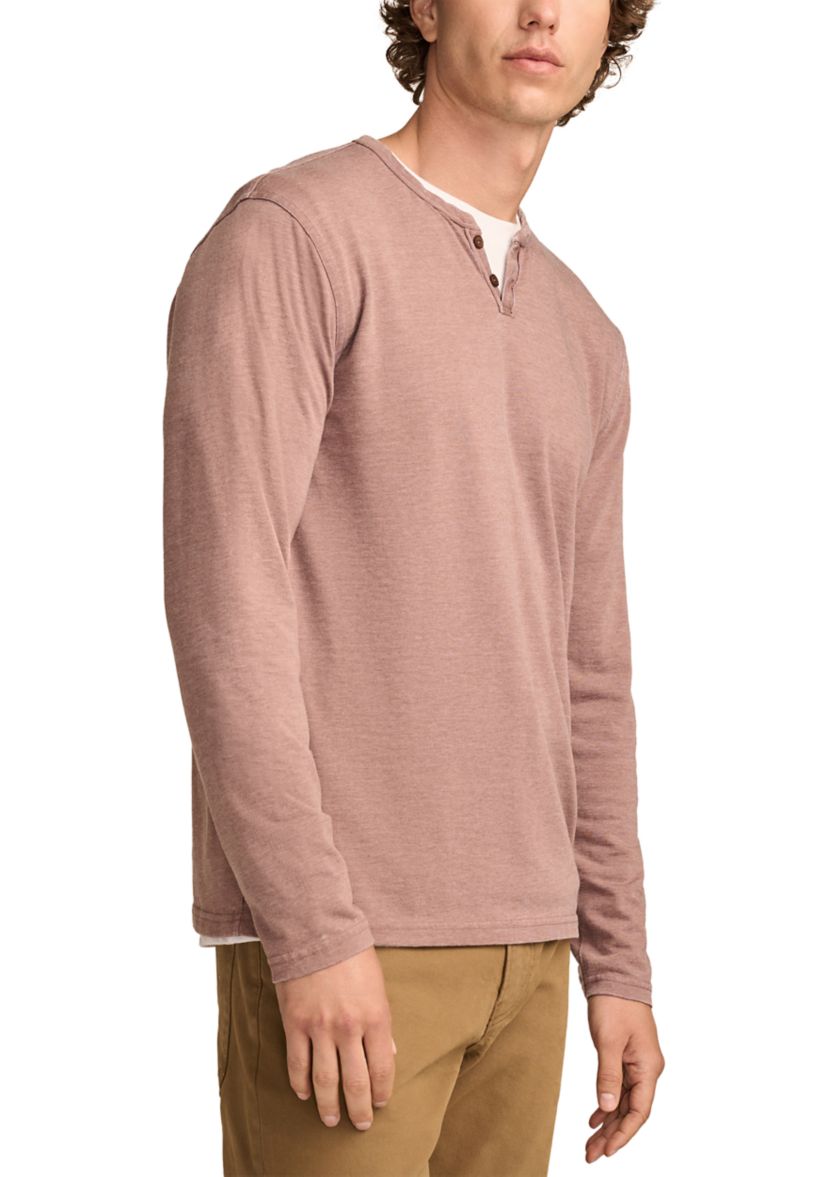 Big & Tall Venice Burnout Long Sleeve Shirt