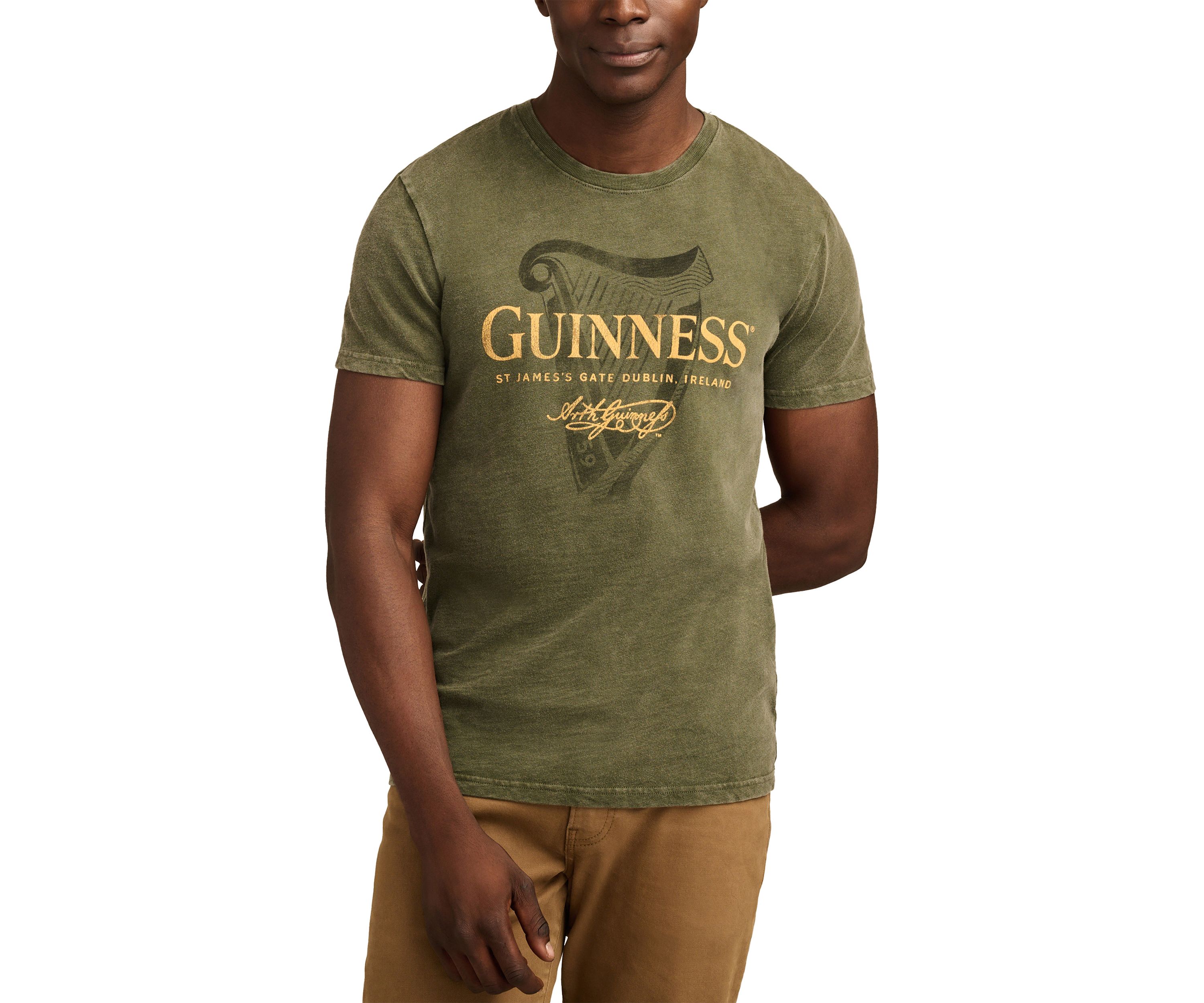 Big & Tall Short Sleeve Guinness Harp Logo Graphic T-Shirt