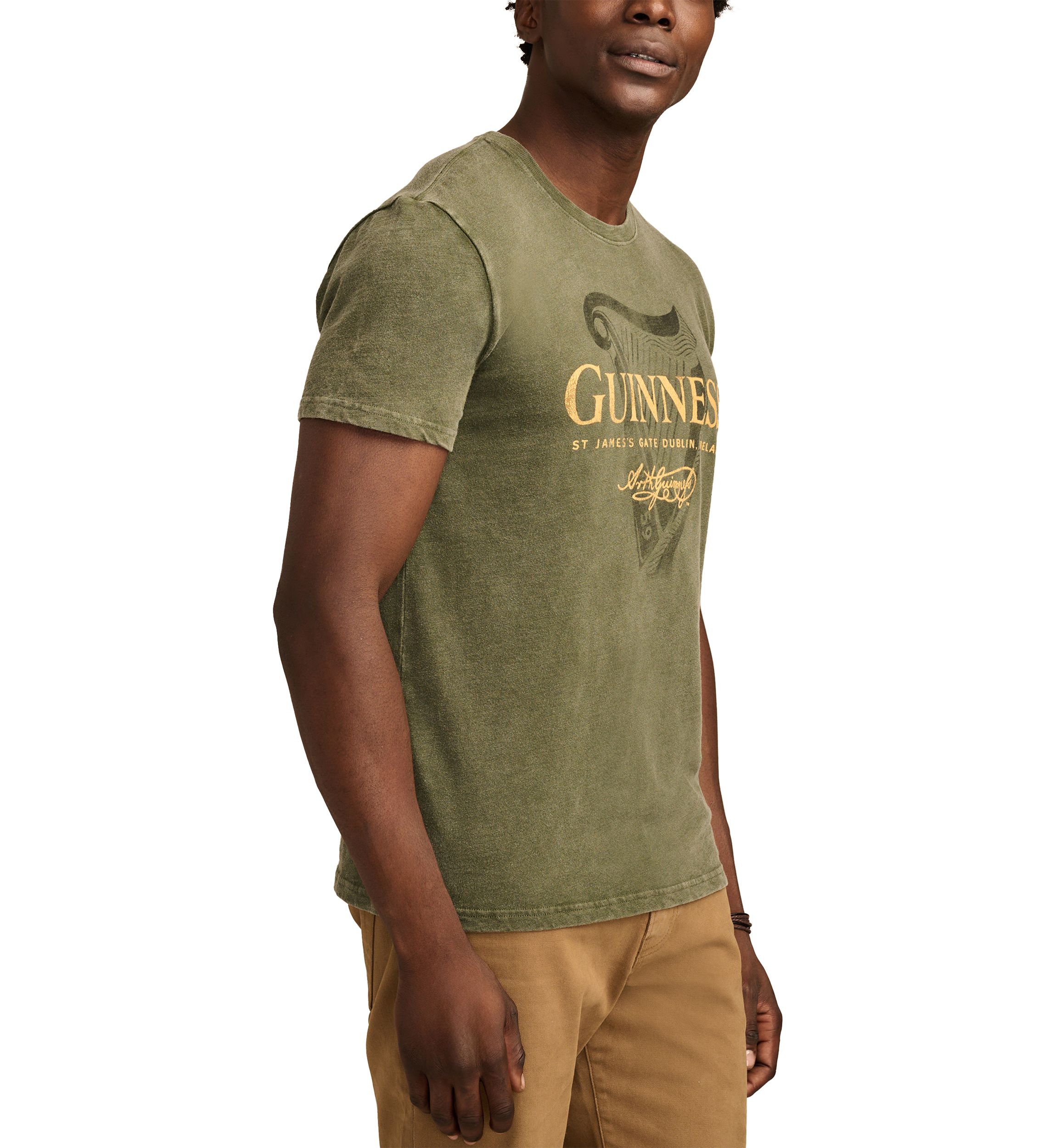 Big & Tall Short Sleeve Guinness Harp Logo Graphic T-Shirt