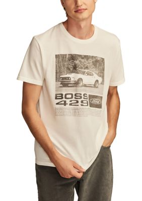 Lucky Brand Men's Big & Tall Short Sleeve Mustang GT 350 Graphic T-Shirt