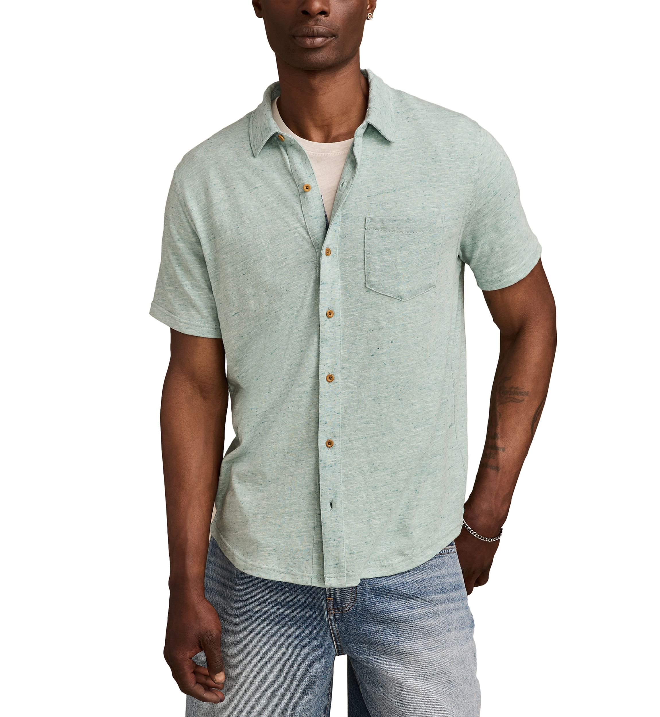 Big & Tall Solid Line Shirt 