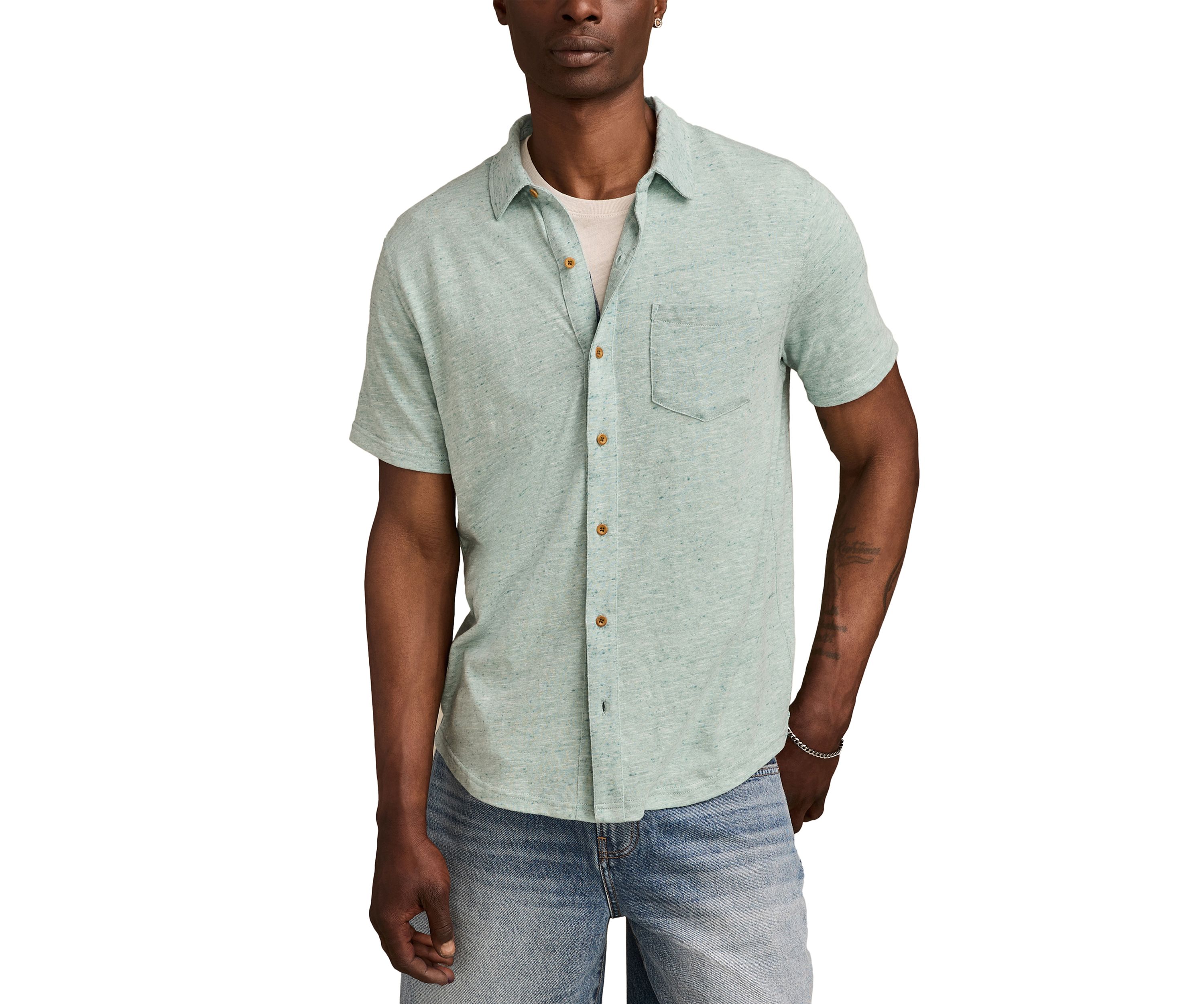Big & Tall Solid Line Shirt 