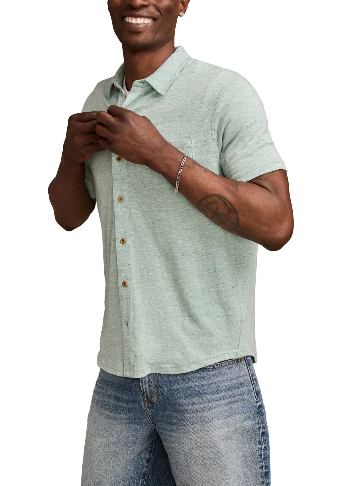 Big & Tall Solid Line Shirt 