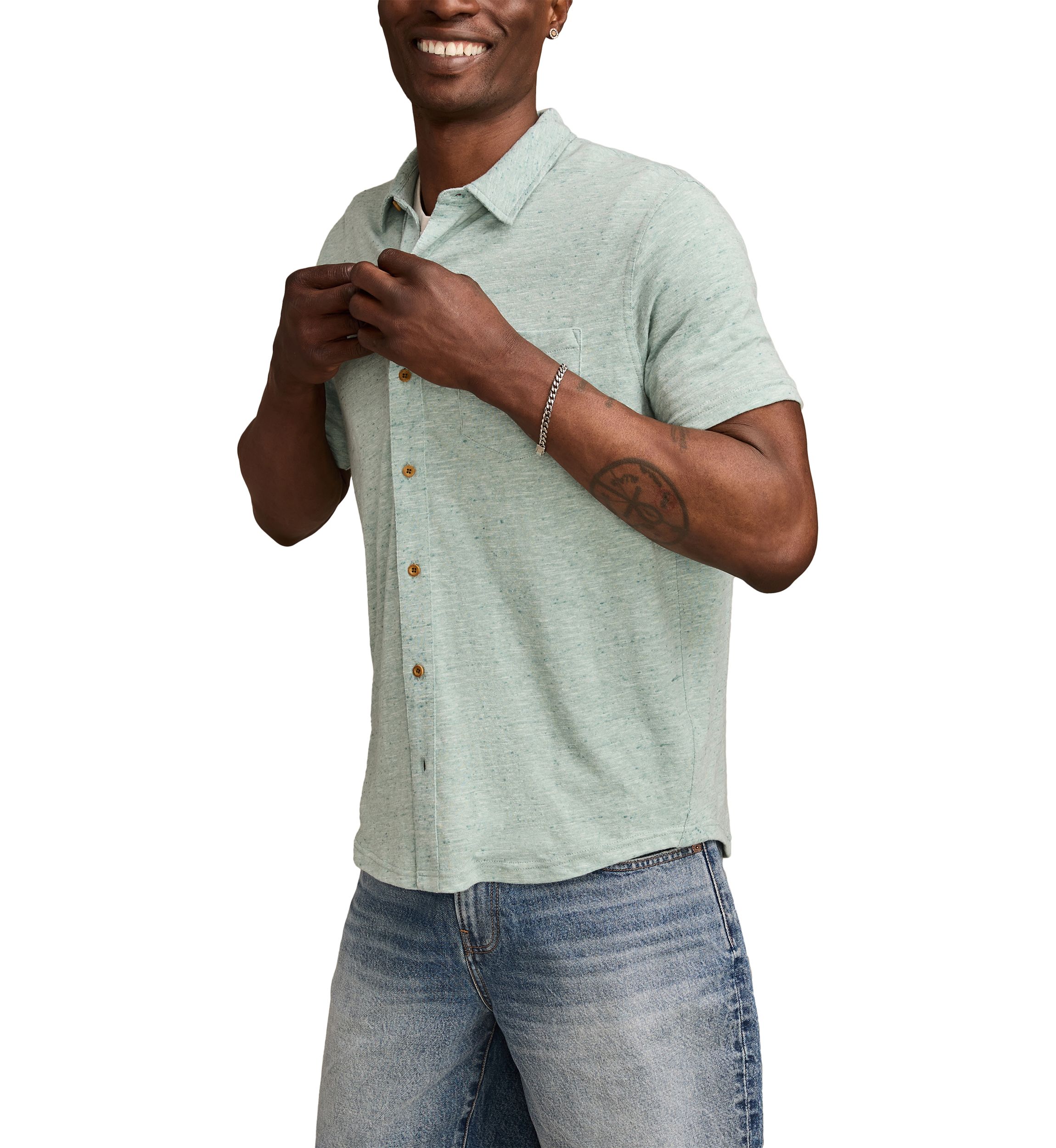 Big & Tall Solid Line Shirt 