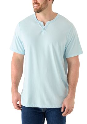 Lucky Brand Men's Big & Tall Venice Burnout Henley T-Shirt