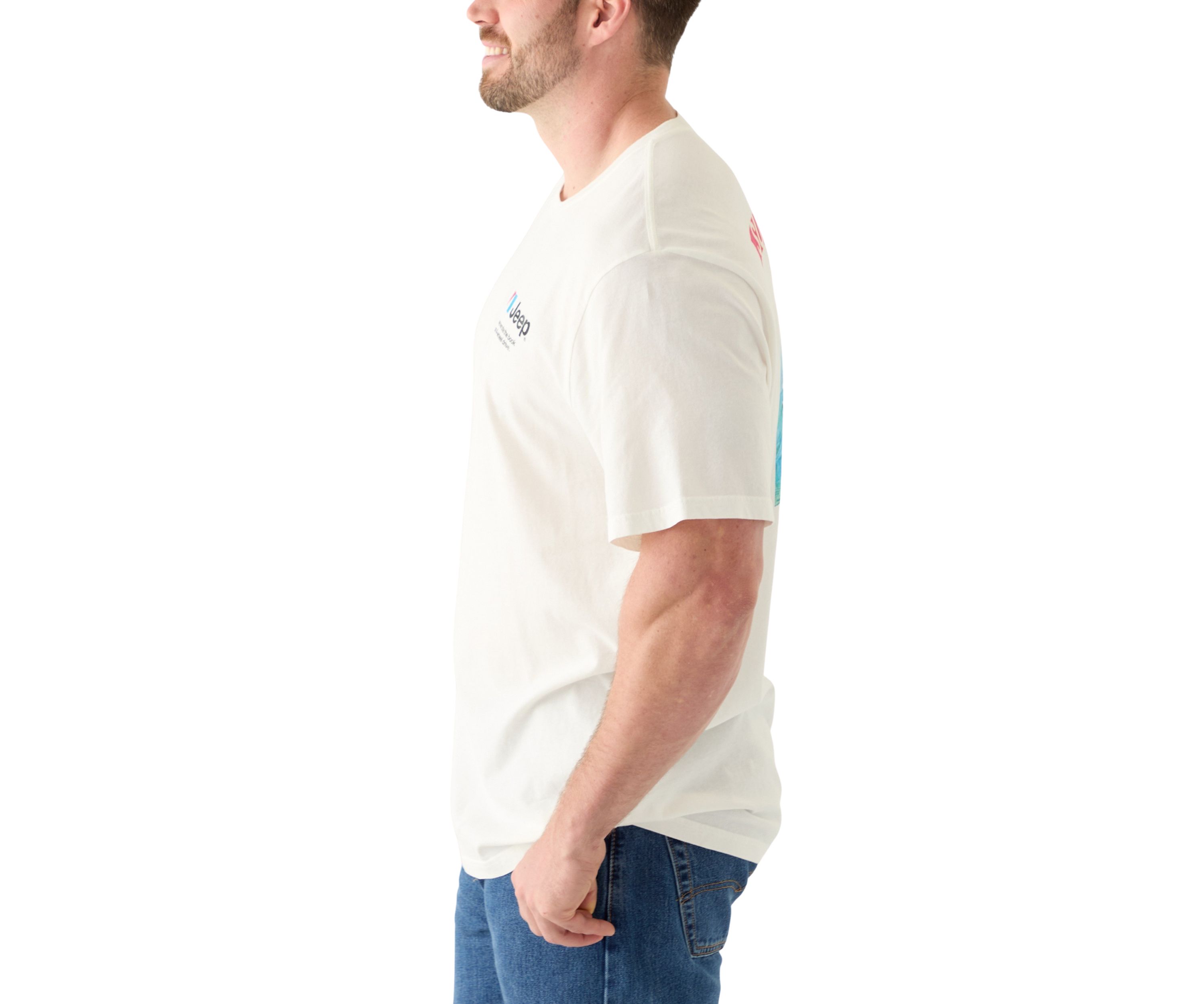 Big & Tall Short Sleeve Super Jeep Graphic T-Shirt