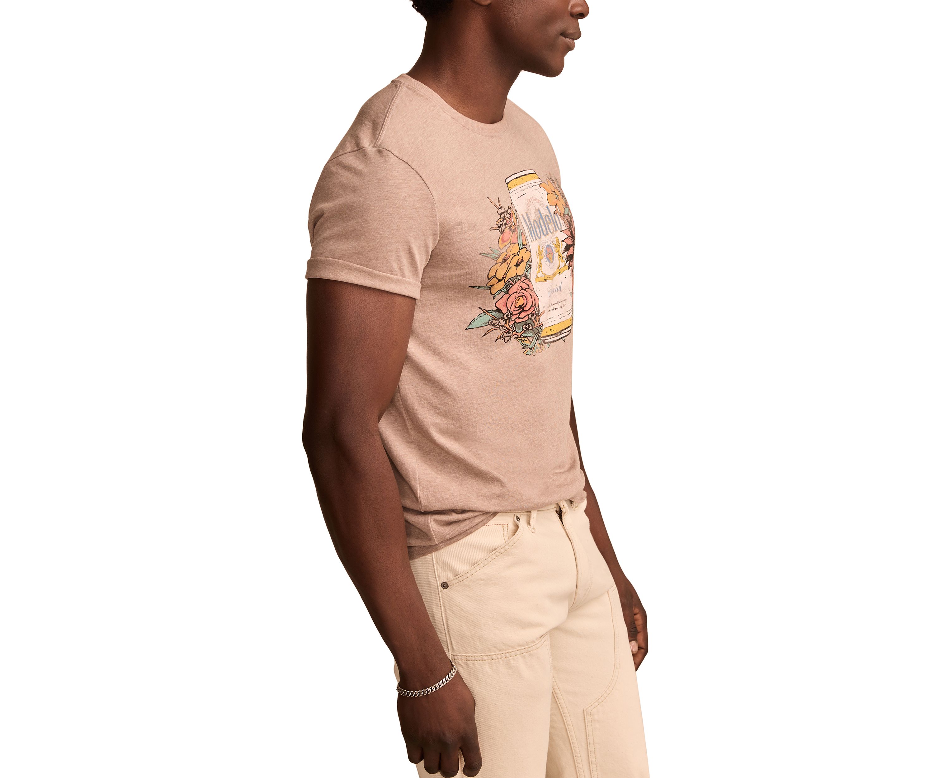 Big & Tall Modelo Flowers Short Sleeve Graphic T-Shirt