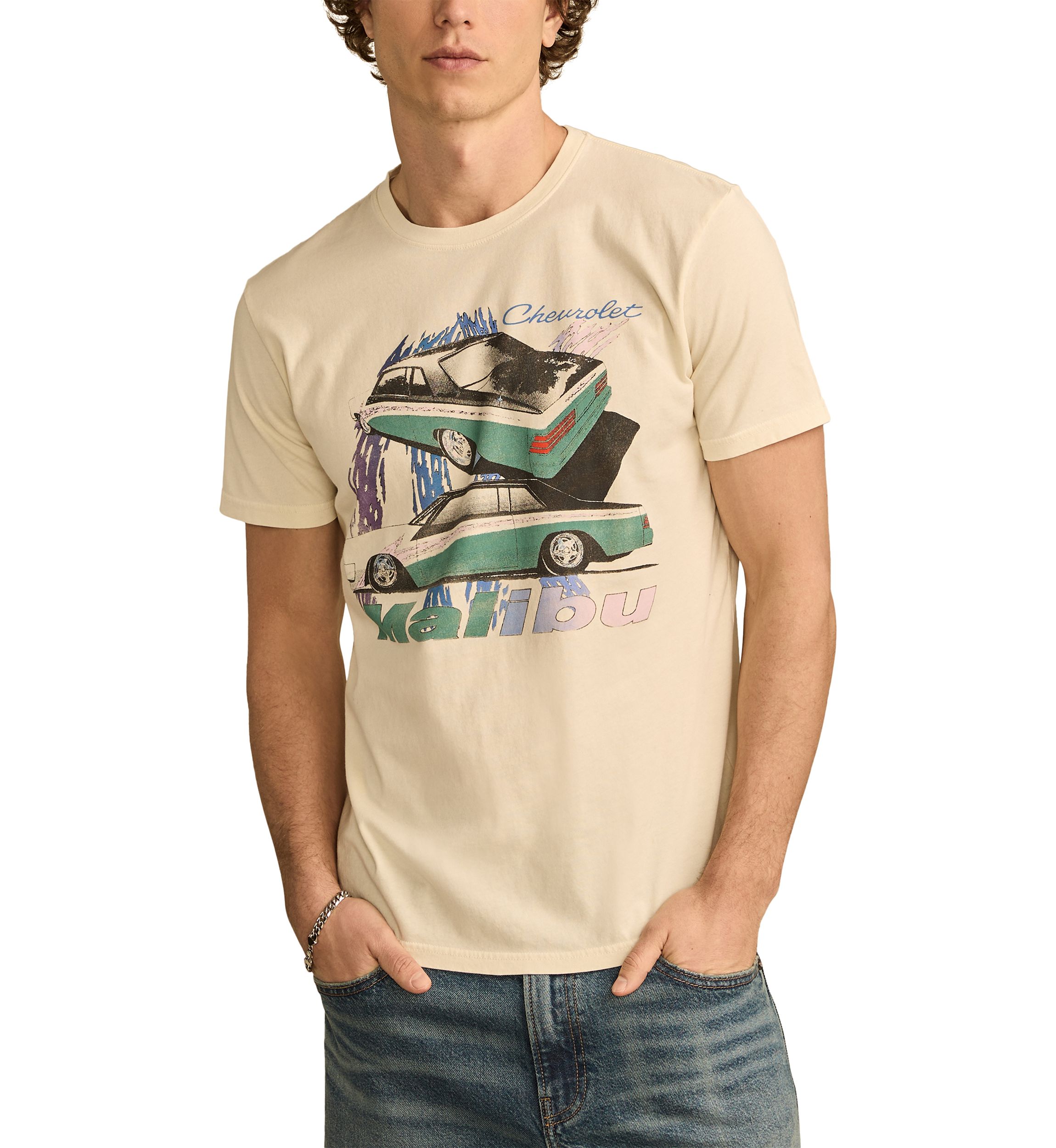 Big & Tall Chevrolet Malibu Graphic T-Shirt
