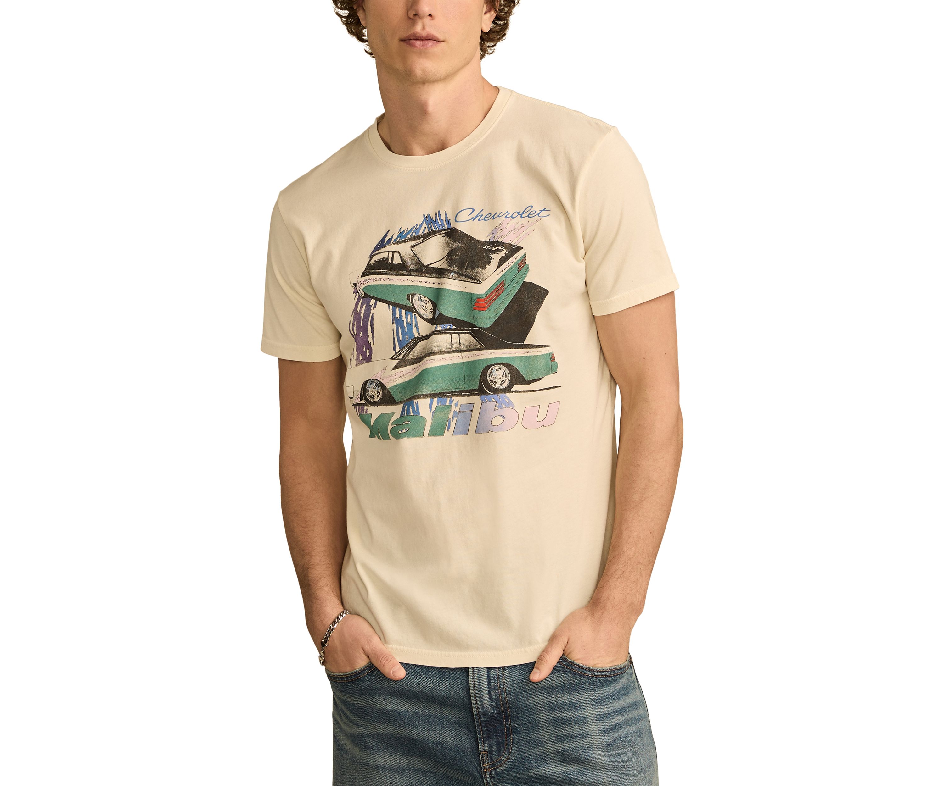 Big & Tall Chevrolet Malibu Graphic T-Shirt