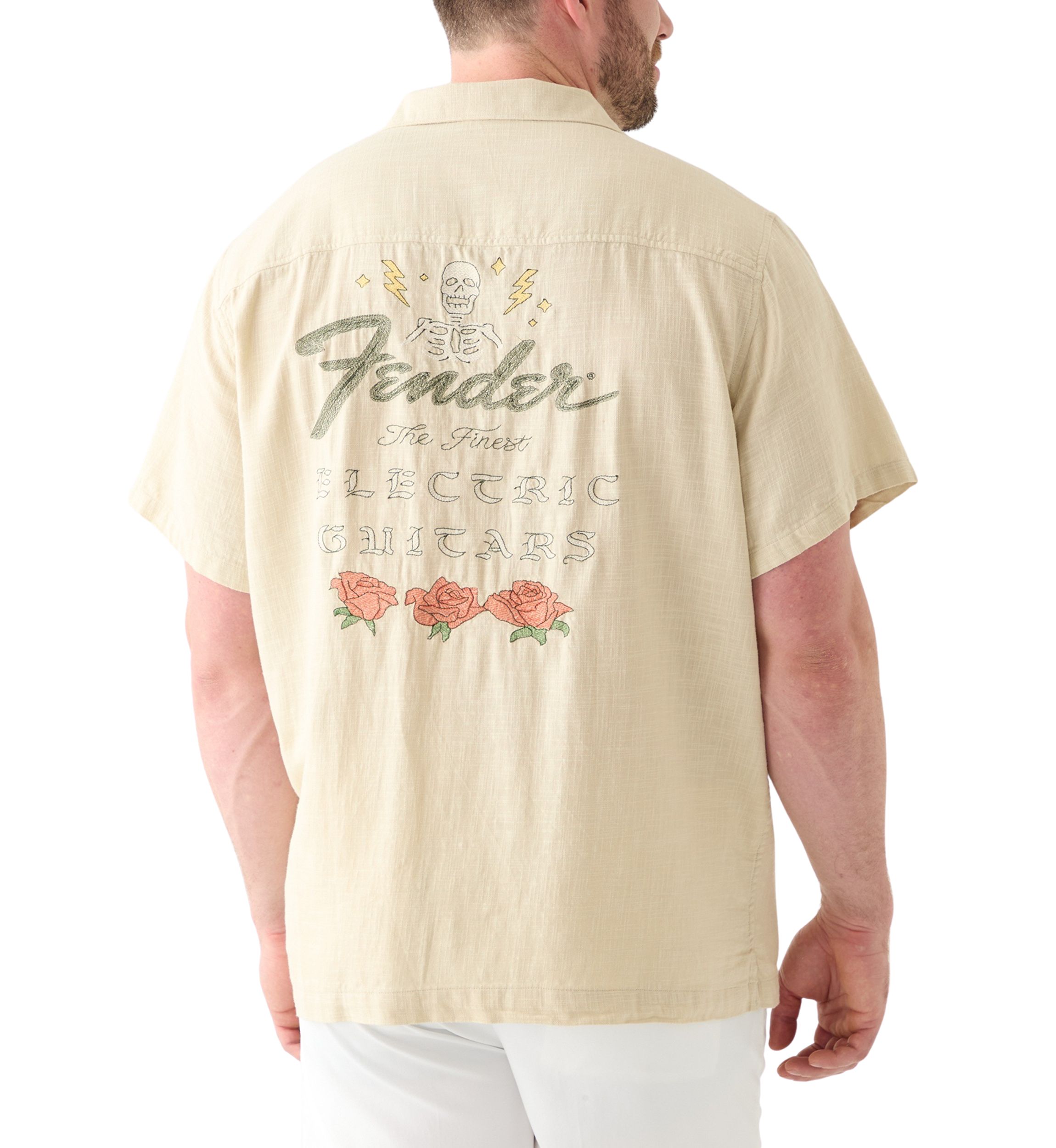 Big & Tall Fender Embroidered Shirt
