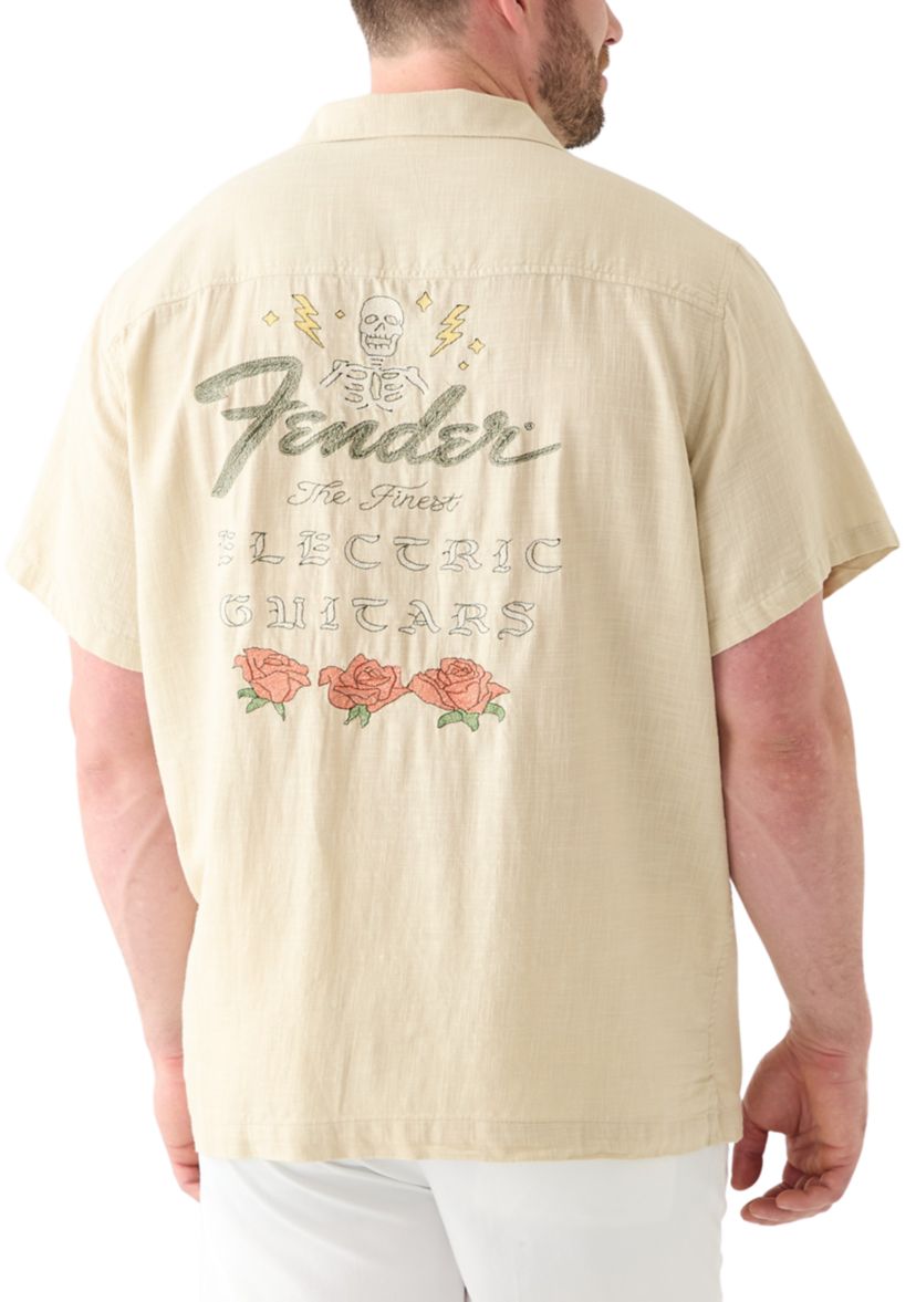 Big & Tall Fender Embroidered Shirt