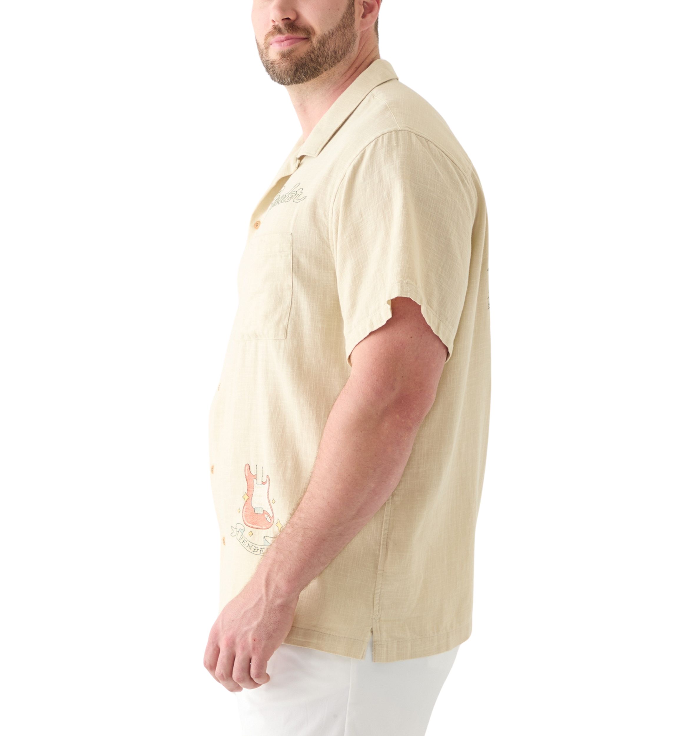 Big & Tall Fender Embroidered Shirt
